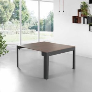 Tavolo a consolle allungabile Ulisse con prolunghe incorporate